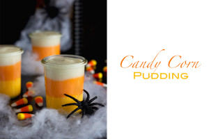 candy corn pudding