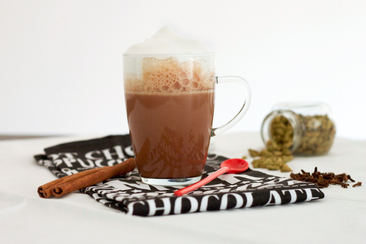 spiced mocha latte