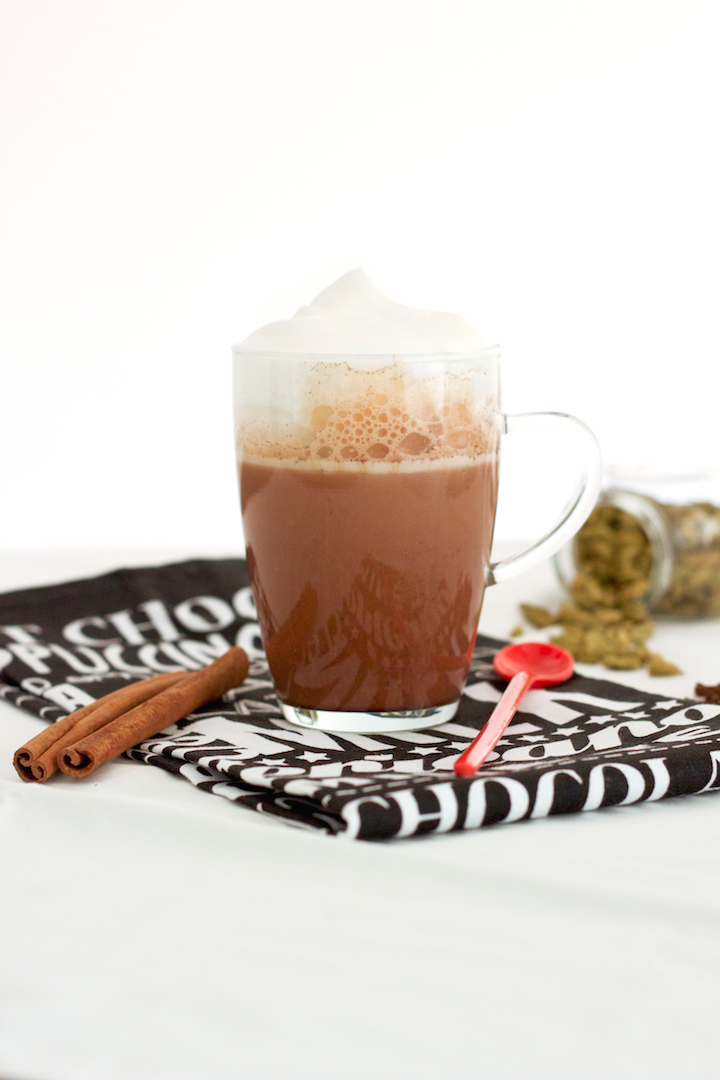 spiced mocha latte