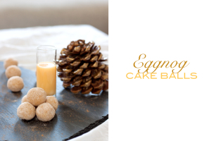 eggnog cake balls