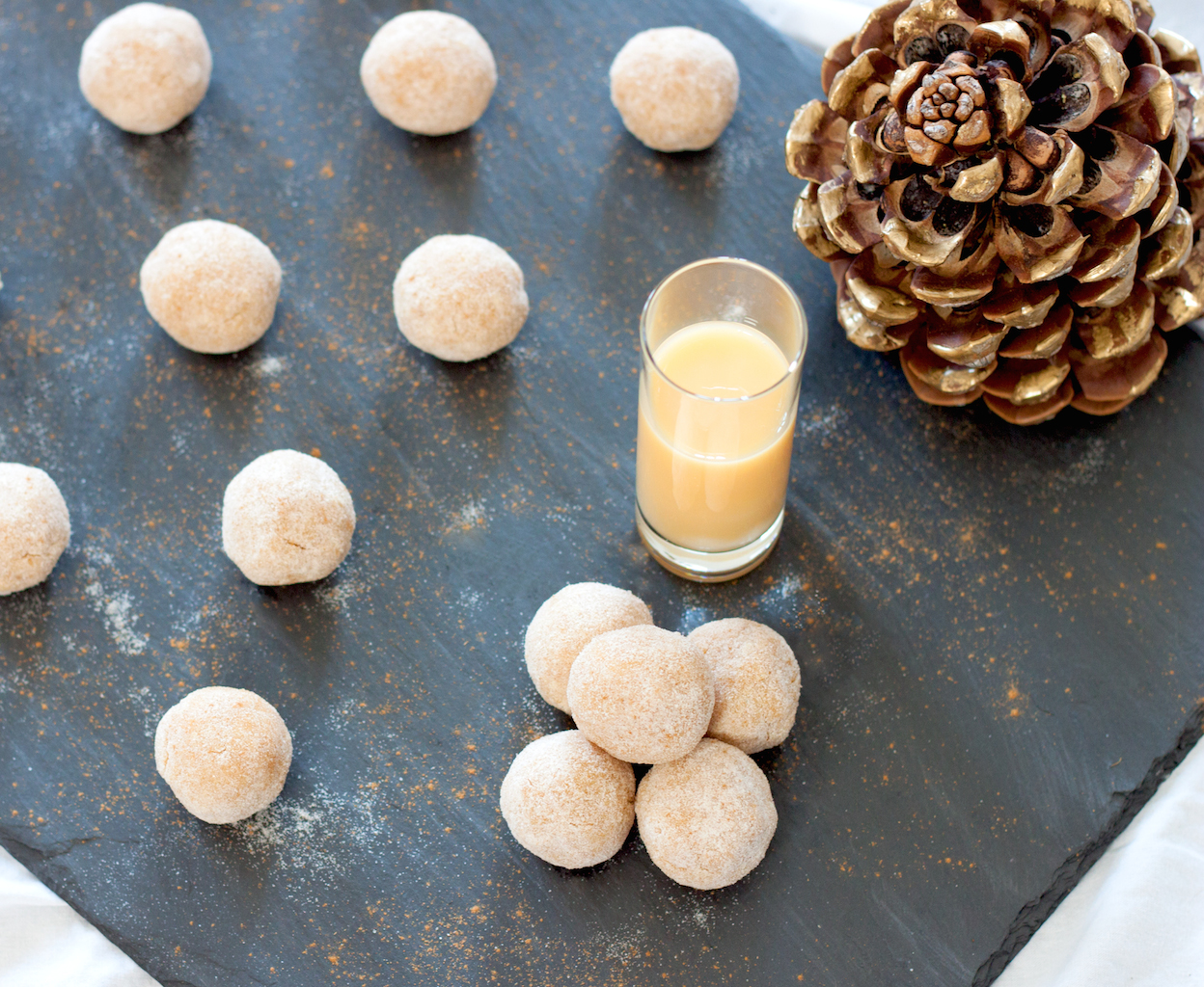 eggnog cake balls