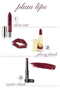 plum lipsticks