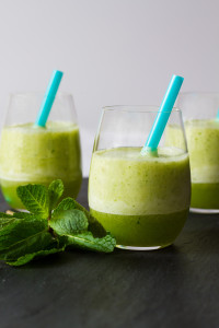 pineapple mint coconut smoothie