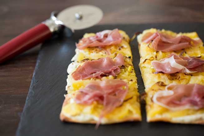 potato flammkuchen