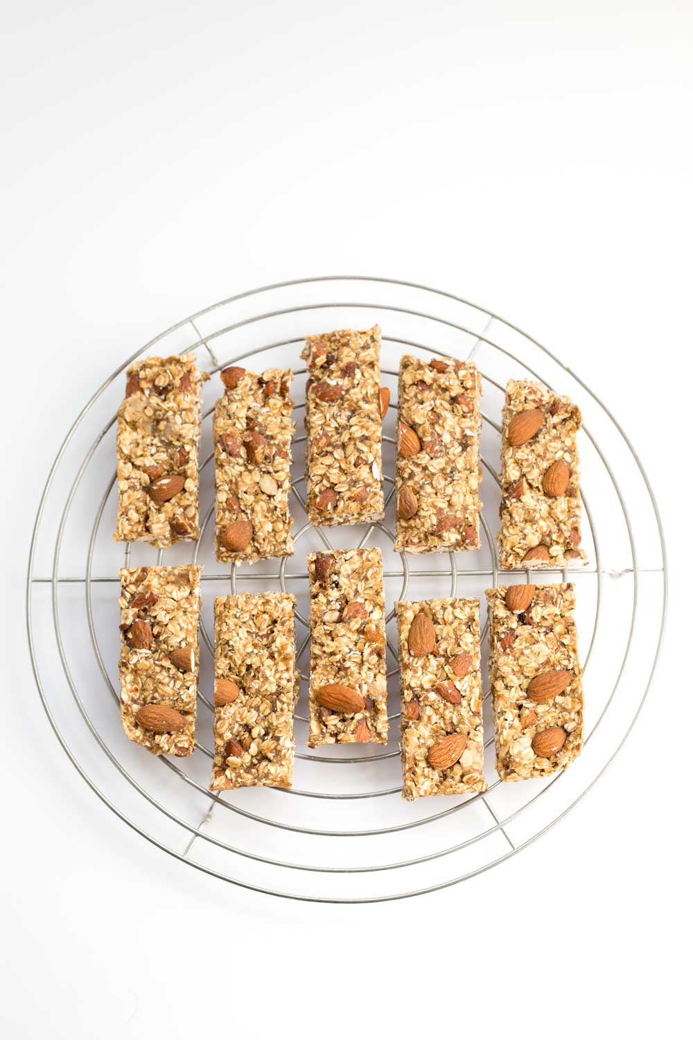 vanilla almond granola bars