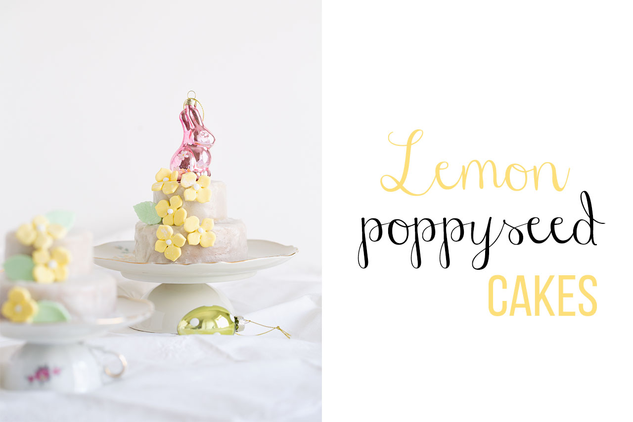 lemon poppyseed cakes