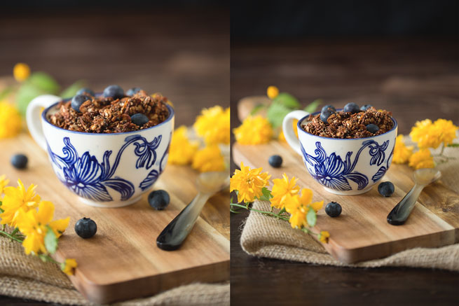 healthy chocolate granola