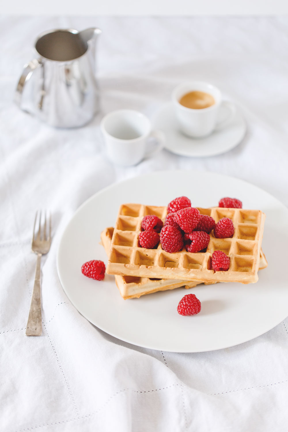 homemade yogurt waffles