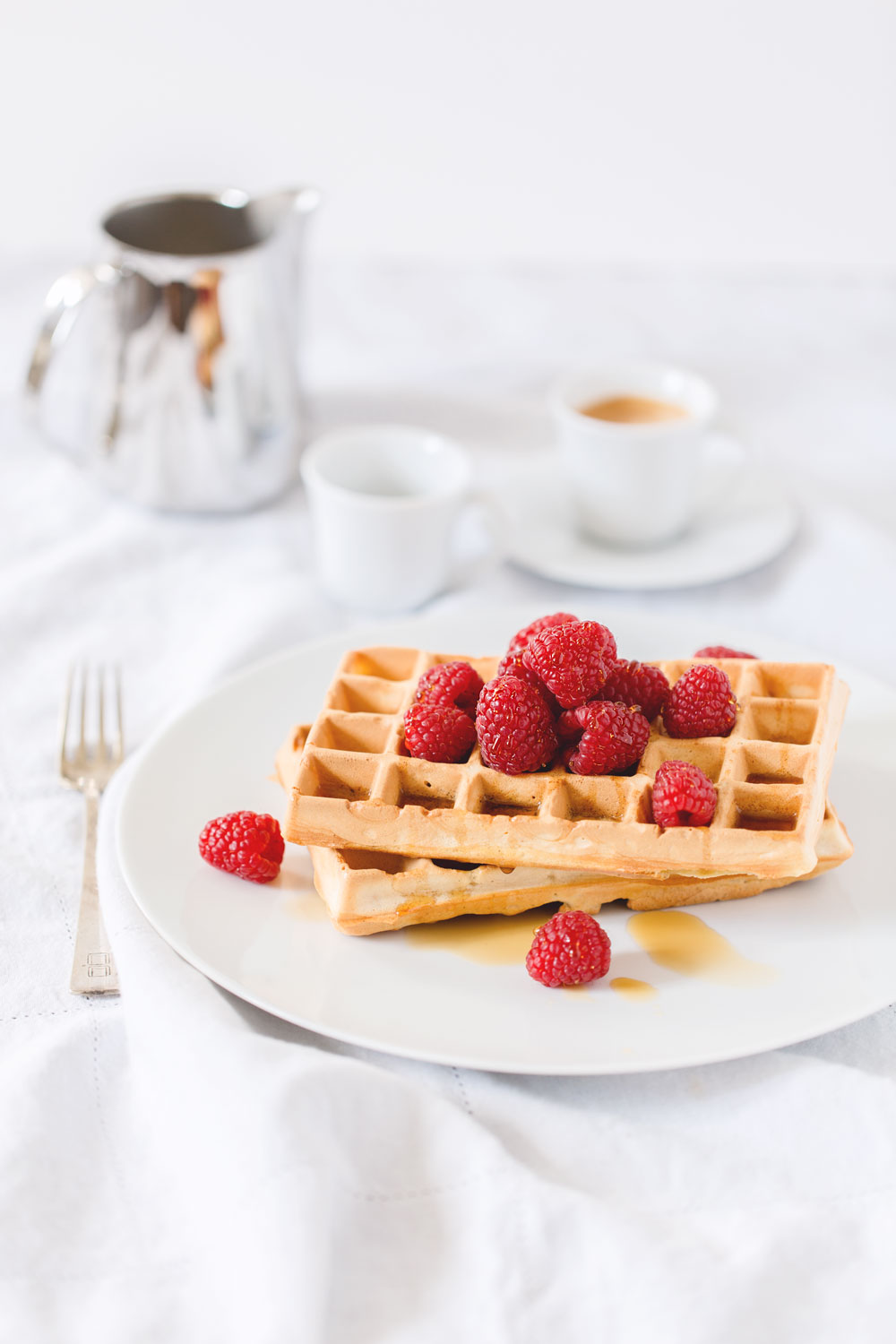 homemade yogurt waffles