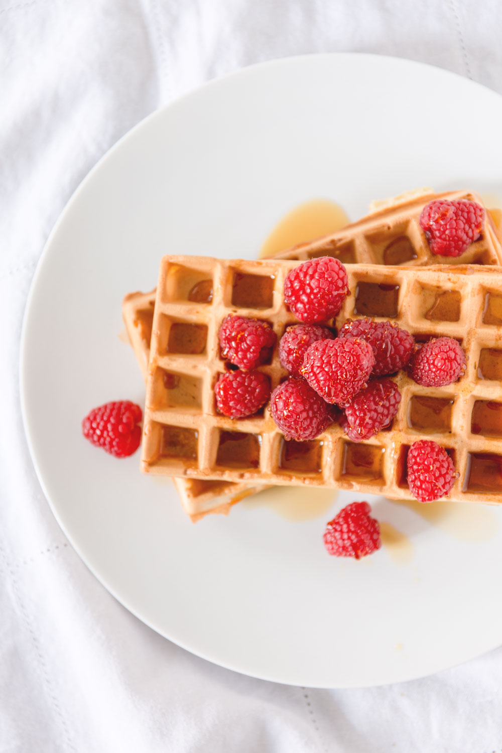 homemade yogurt waffles