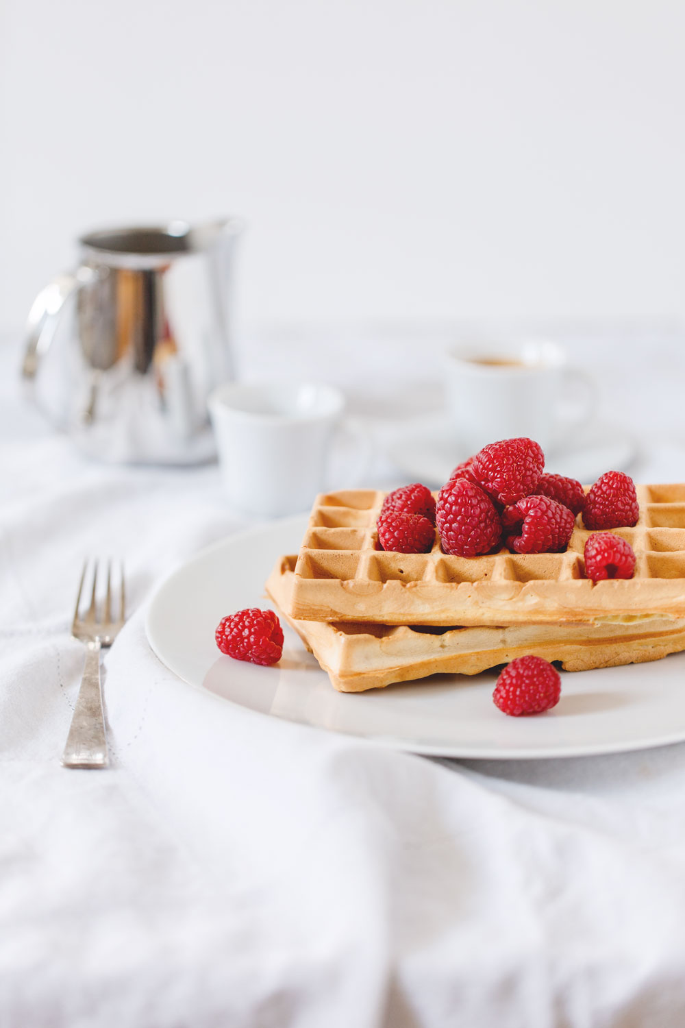 homemade yogurt waffles