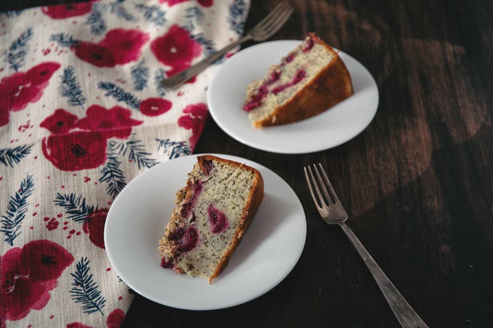 Cherry Poppyseed Cake