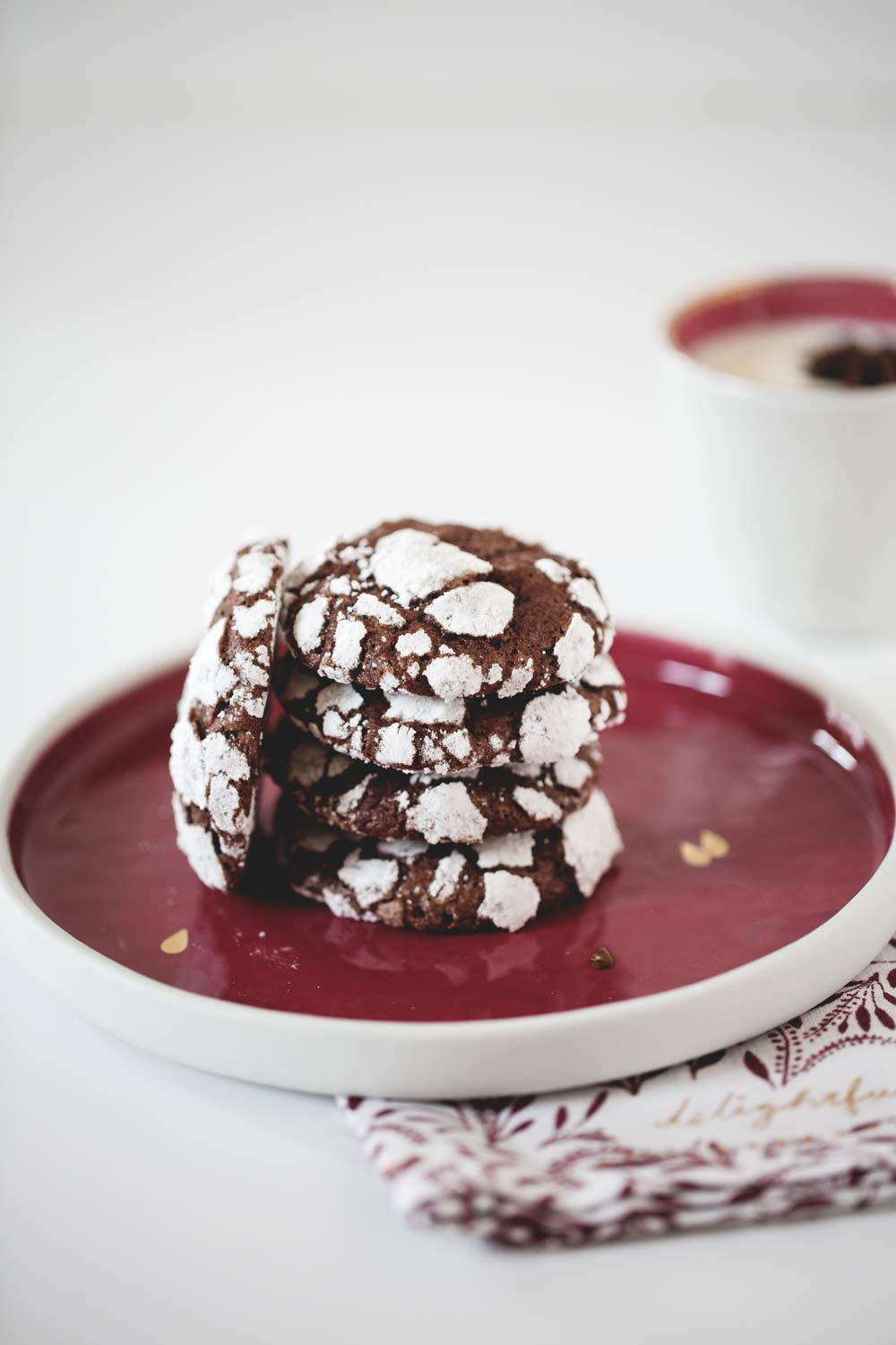 chocolate crinkle cookies