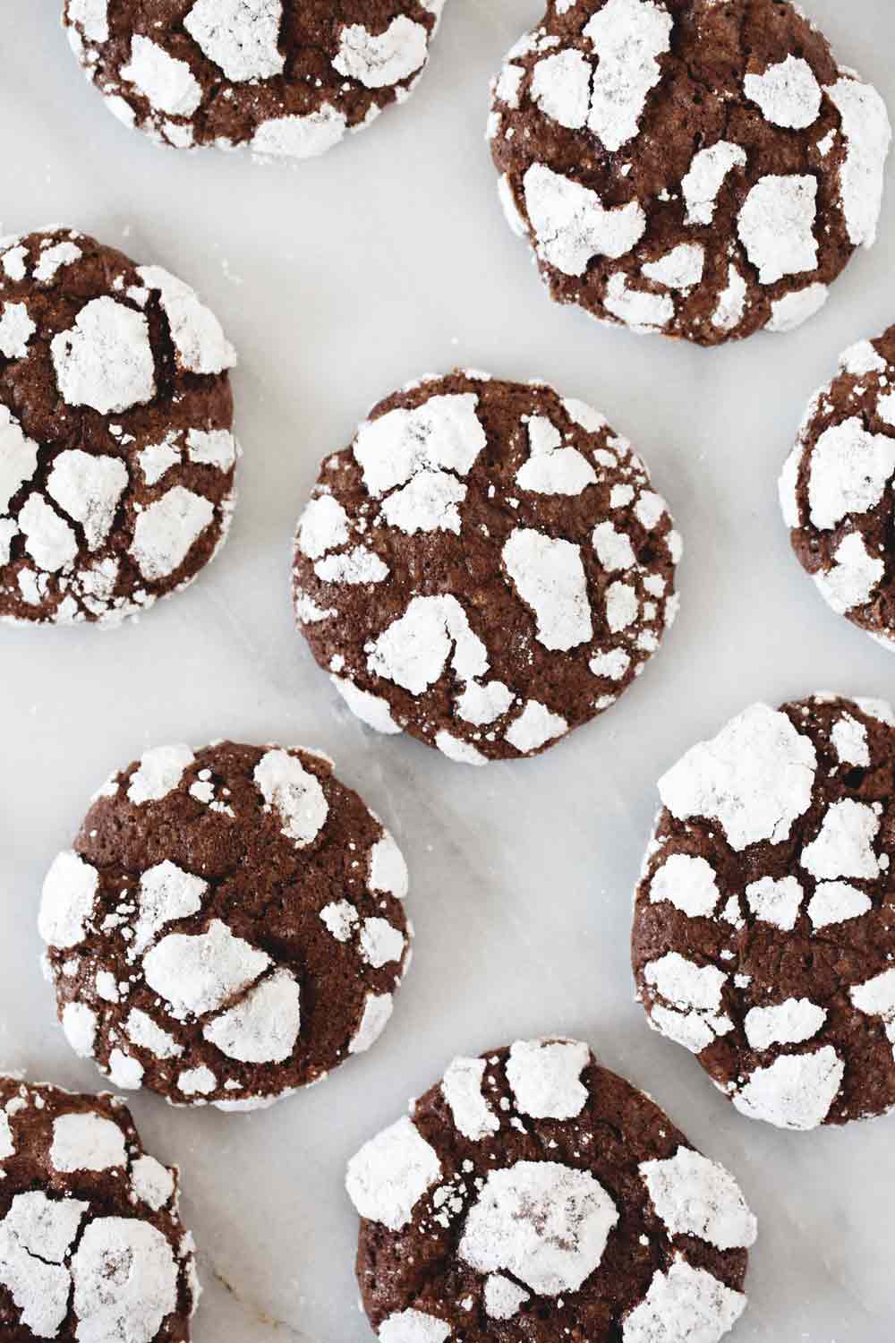 chocolate crinkle cookies