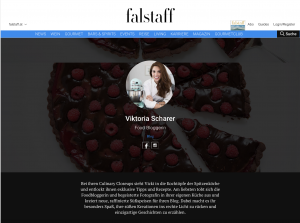 Falstaff food blogger Viktoria Scharer
